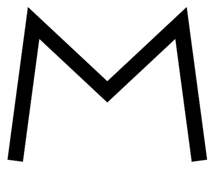 Raising the center of the M