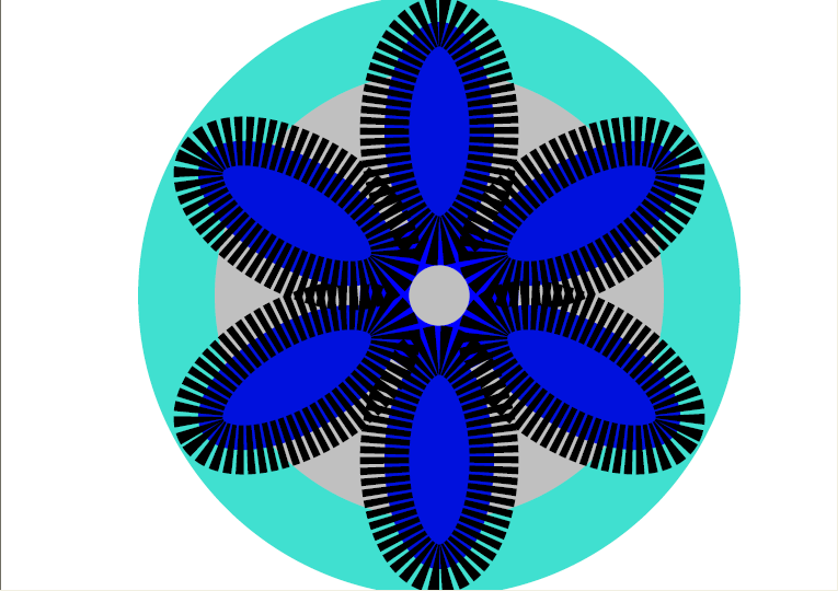 replication of ellipse with rotation