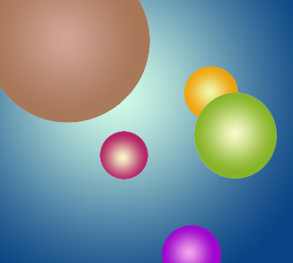 various gradients in JPEG format